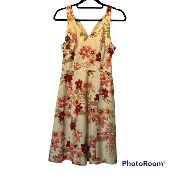 LOFT Dresses & Skirts - Ann Taylor LOFT Petites Fit & Flare Sleeveless Dress 4P